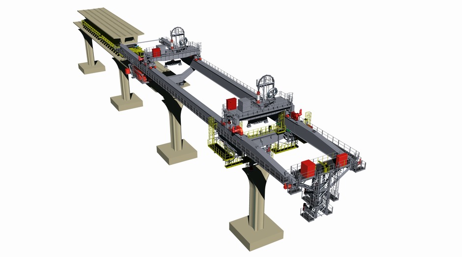 Riyadh Metro Project DL-SE500/35 span erector