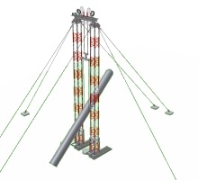 Jacking tower system