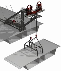 Forth replacement bridge deck erection gantry